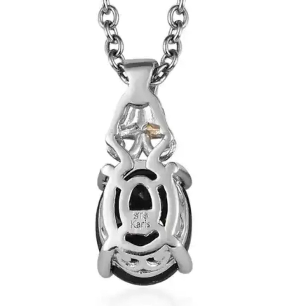 KARIS MIDNIGHT SAPPHIRE RING AND PENDANT - Picture 6 of 8
